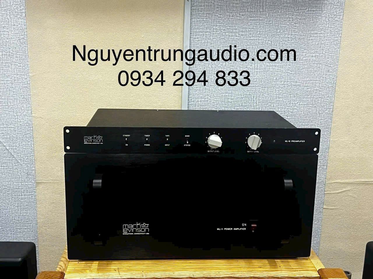 Mark Levinson ML-11 + ML-12 Pre Power Hi-End Vintage Mỹ 